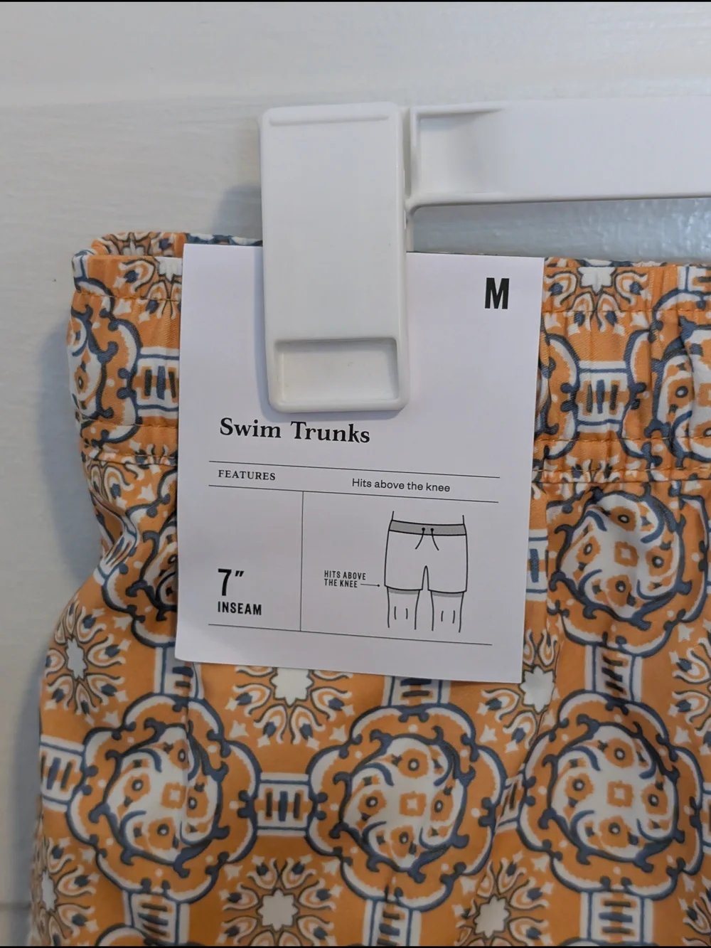 Resortwear Eclectic Geometric Drawstring Summer Swim Trunks Goodfellow & Co